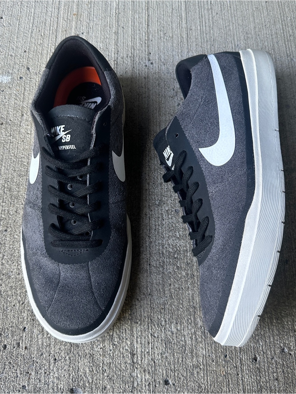 Nike SB Bruin Hyperfeel gray men’s size 9